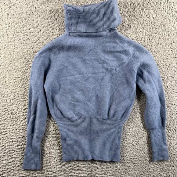 Rodier Paris Wool Sweater Kids Girls 8-10 Made in France Mock Neck Turtleneck - Picture 5 of 8